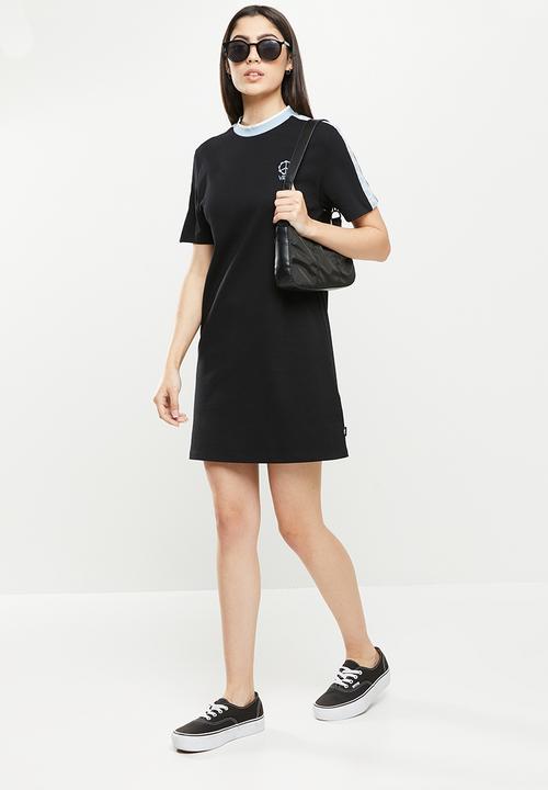 Vans - Peace checkerboard short sleeve dress - black