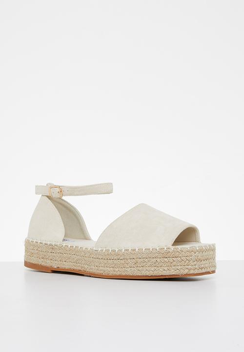 Madison® - Charlize flatform espadrille - white
