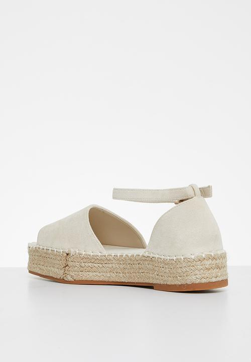 Madison® - Charlize flatform espadrille - white