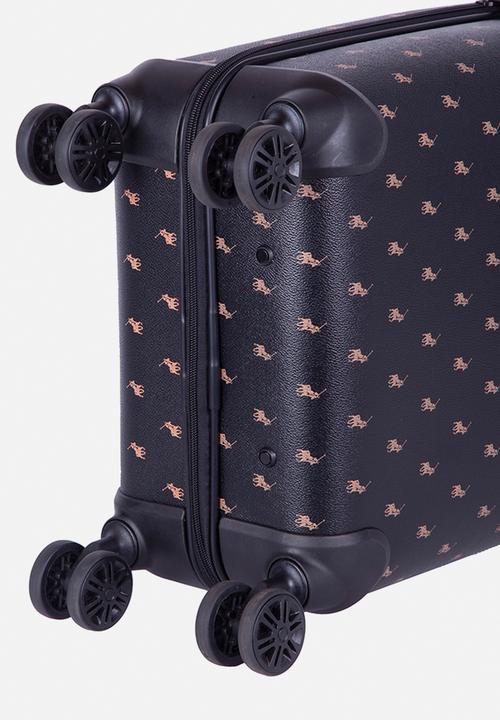 POLO - Classic double pack luggage - black