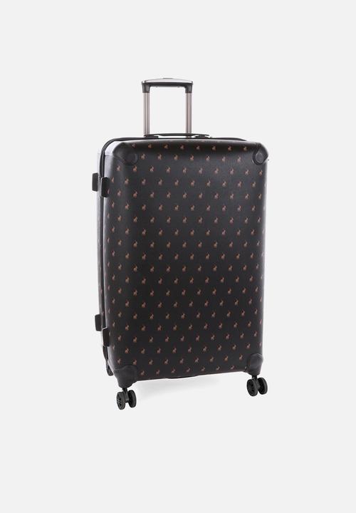 POLO - Classic double pack luggage - black
