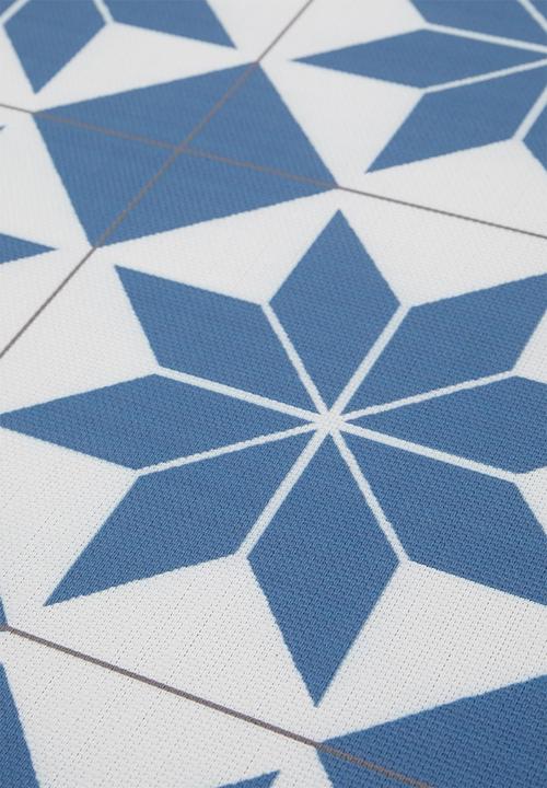 Fotakis - Geo star vinyl balcony runner - blue