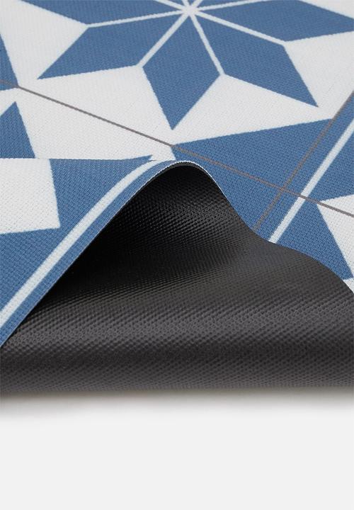 Fotakis - Geo star vinyl balcony runner - blue