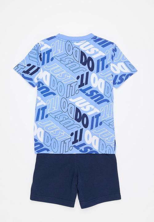 Nike - Nkb jdi block aop set - midnight navy