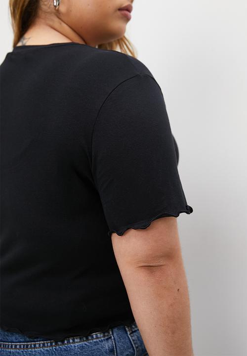 Blake - Graphic baby tee - black