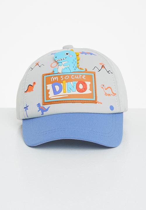 Pop Candy - Boys dino cap - grey