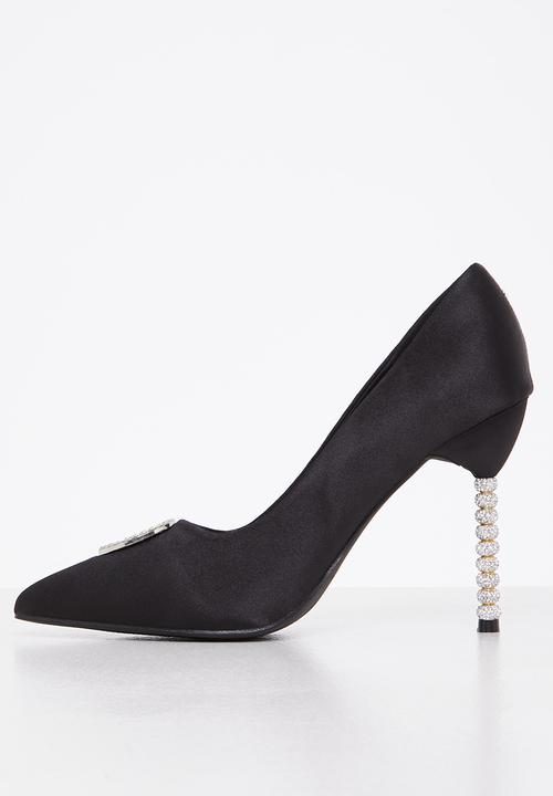 SISSY BOY - Dazzle up court heel - black