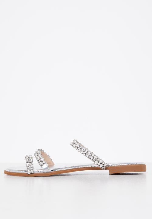 SISSY BOY - Glitz gal sandal - silver
