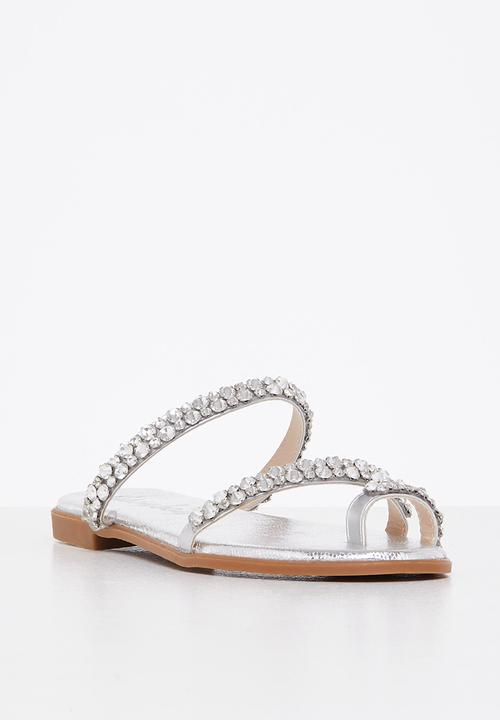 SISSY BOY - Glitz gal sandal - silver