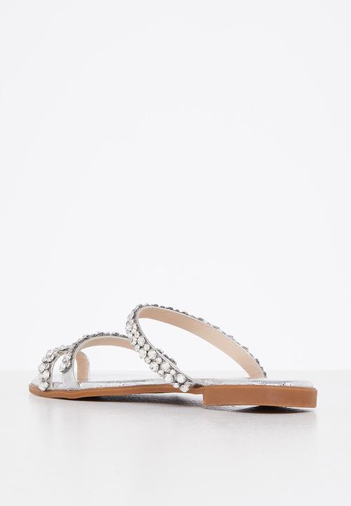 SISSY BOY - Glitz gal sandal - silver