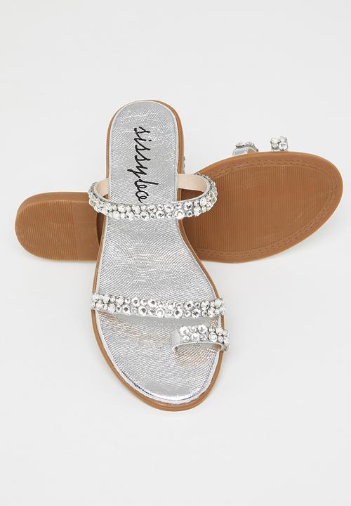 SISSY BOY - Glitz gal sandal - silver