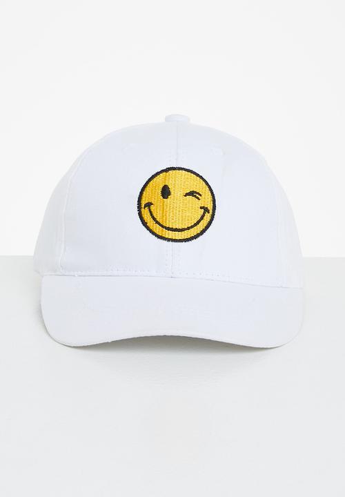 Pop Candy - Smiley cap - white