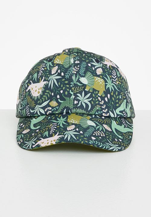 Pop Candy - Boys printed cap - navy & green 