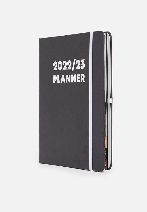 Typo - Mid year planner 2022 23 - black & white