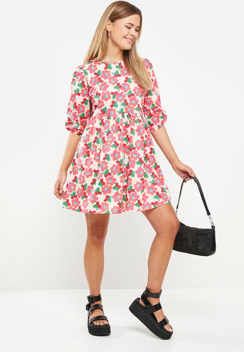 Glamorous - Ladies dress - pink floral