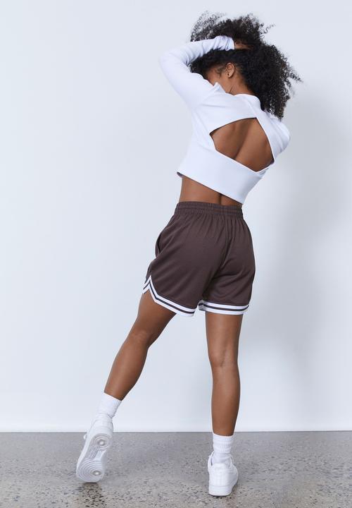 Factorie - Street basketball short - plum truffle & ny