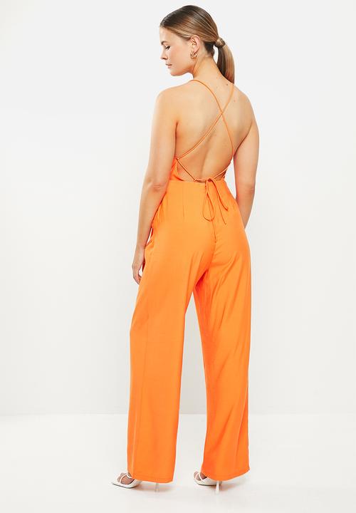 Glamorous - Ladies jumpsuit - tangerine
