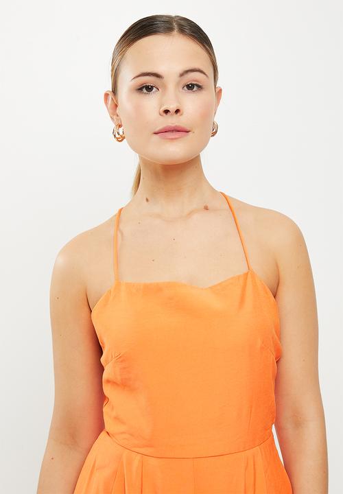 Glamorous - Ladies jumpsuit - tangerine