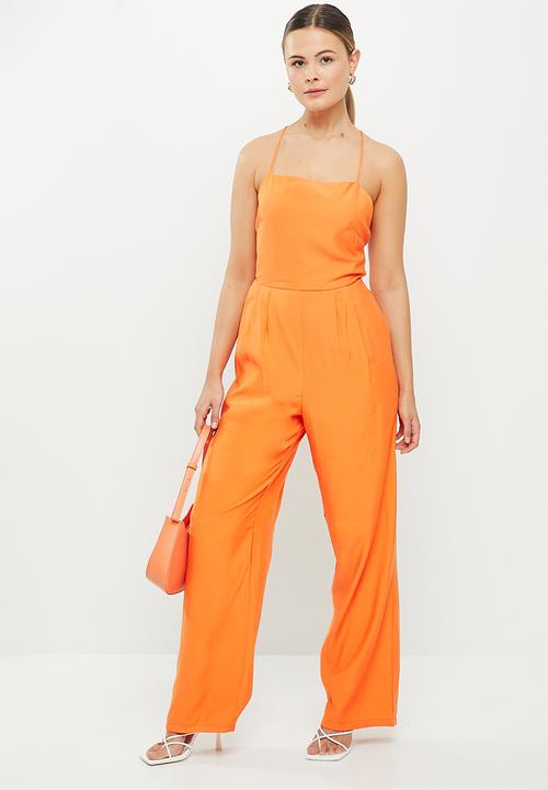 Glamorous - Ladies jumpsuit - tangerine