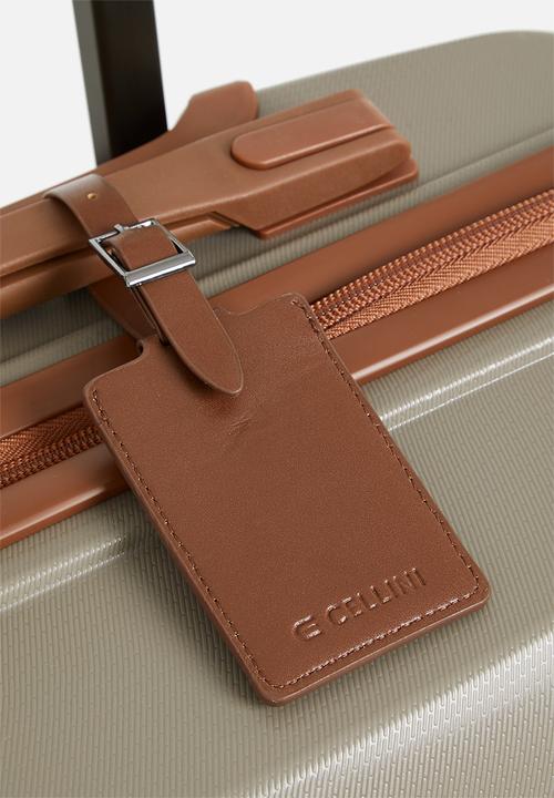 Cellini - Spinn 4 wheel trolley - mink & tan