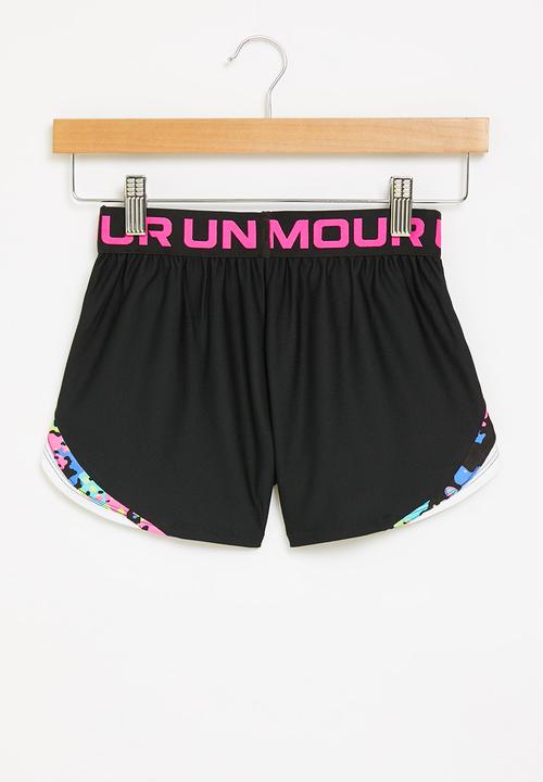 Under Armour - Play up tri short - black & pink
