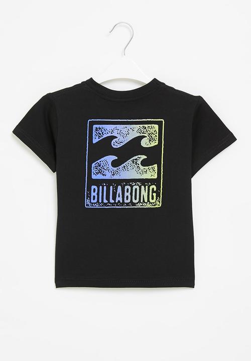 Billabong  - Crayon wave short sleeve - black