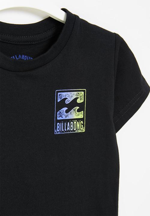 Billabong  - Crayon wave short sleeve - black