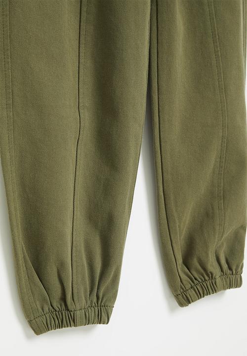Rebel Republic - Girls cargo pants - olive