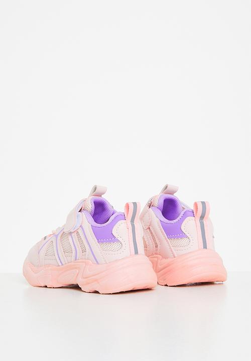 Pop Candy - Girls chunky sneaker with mesh detail - pink