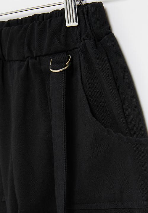 Rebel Republic - Girls cargo pants - black