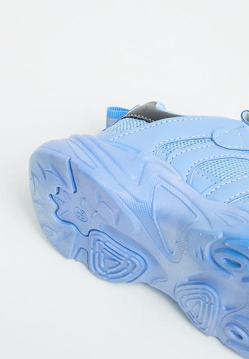 Pop Candy - Boys chunky sneaker with mesh detail - blue