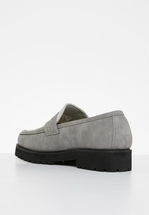 Jonathan D - J penny moccasin nubuck - grey