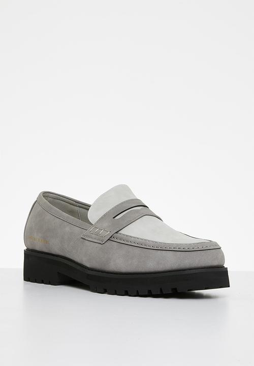 Jonathan D - J penny moccasin nubuck - grey