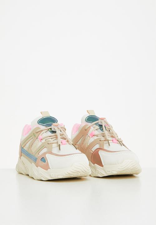 Pop Candy - Girls sneaker with mesh detail - multi