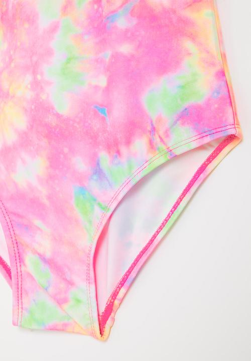 Rebel Republic - Girls one piece bikini - pink