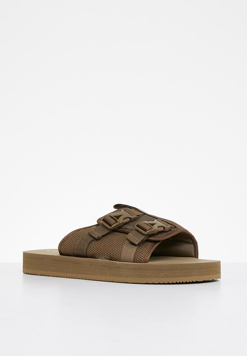 Jonathan D - J jack nylon & mesh sandal - coffee
