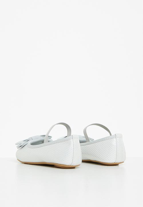 Pop Candy - Girls pump with bow - grey