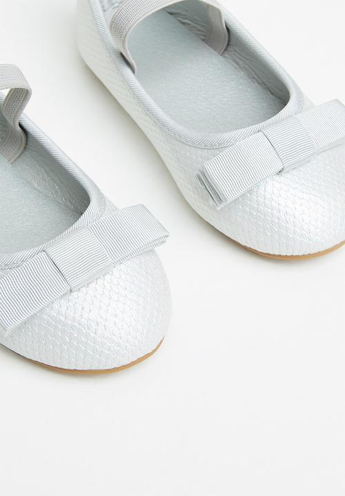 Pop Candy - Girls pump with bow - grey