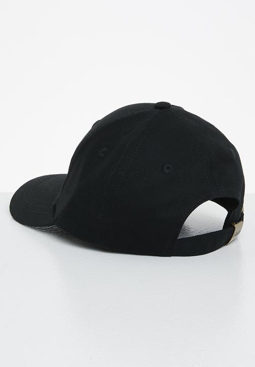 POLO - 6 panel classic peak - black