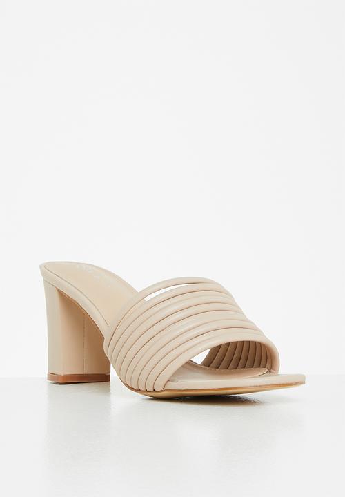 edit - Multi-straps mule - beige