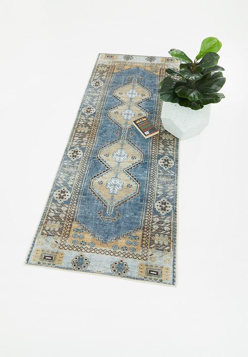 Hertex Fabrics - Nada runner - bluestone