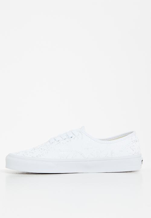 Vans - Authentic - marbled metallic white/silver