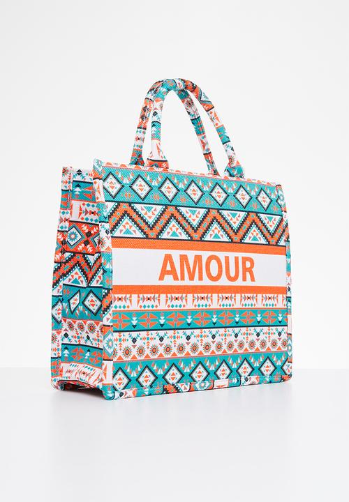 Tom Tom - Amour shopper bag - teal