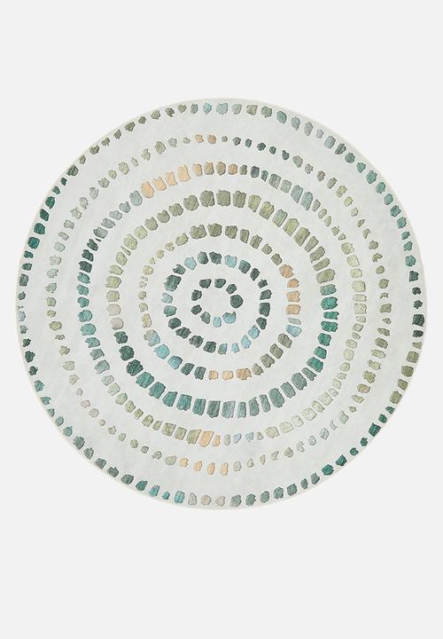 Hertex Fabrics - Spiral rug - nature