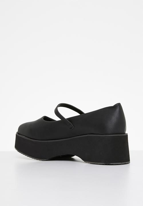 Cotton On - Mary-jane flatform - black 