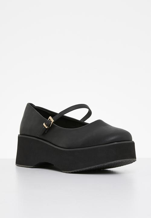 Cotton On - Mary-jane flatform - black 