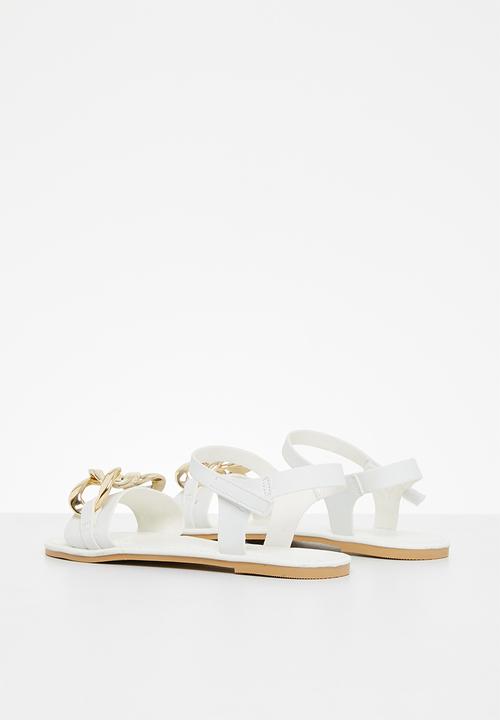 Bata - Girls detailed sandal - white