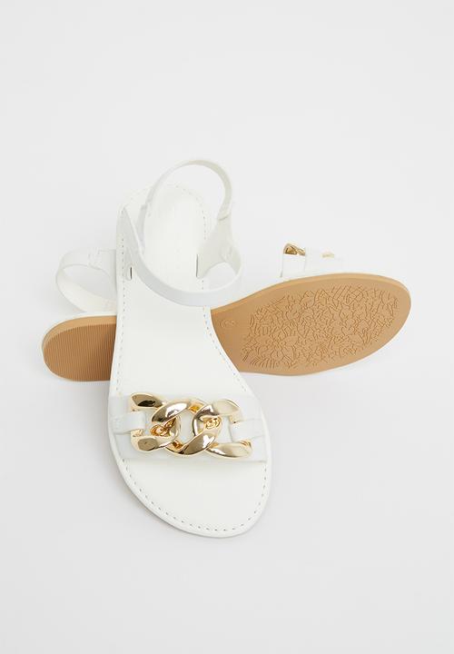 Bata - Girls detailed sandal - white