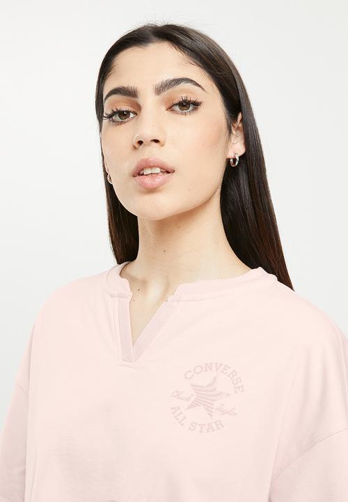 Converse - Chuck patch infill ss tee - barely rose