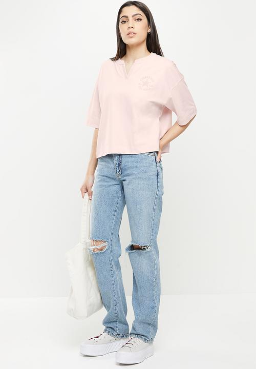Converse - Chuck patch infill ss tee - barely rose